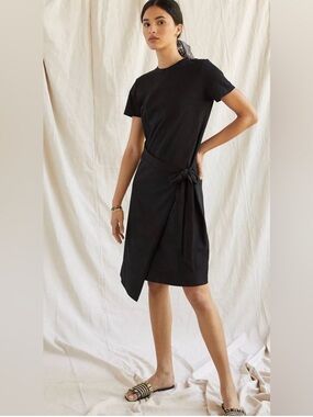 Anthropologie Dolan Left Coast side tie t-shirt dress